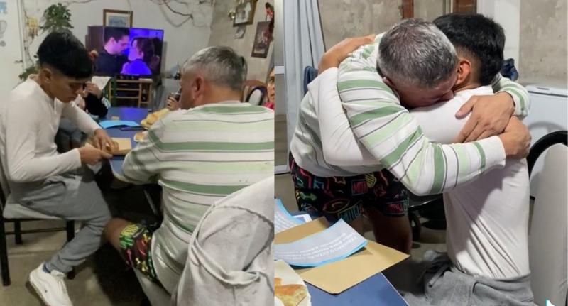 Joven se hace viral con emotiva solicitud a padrastro que lo crió