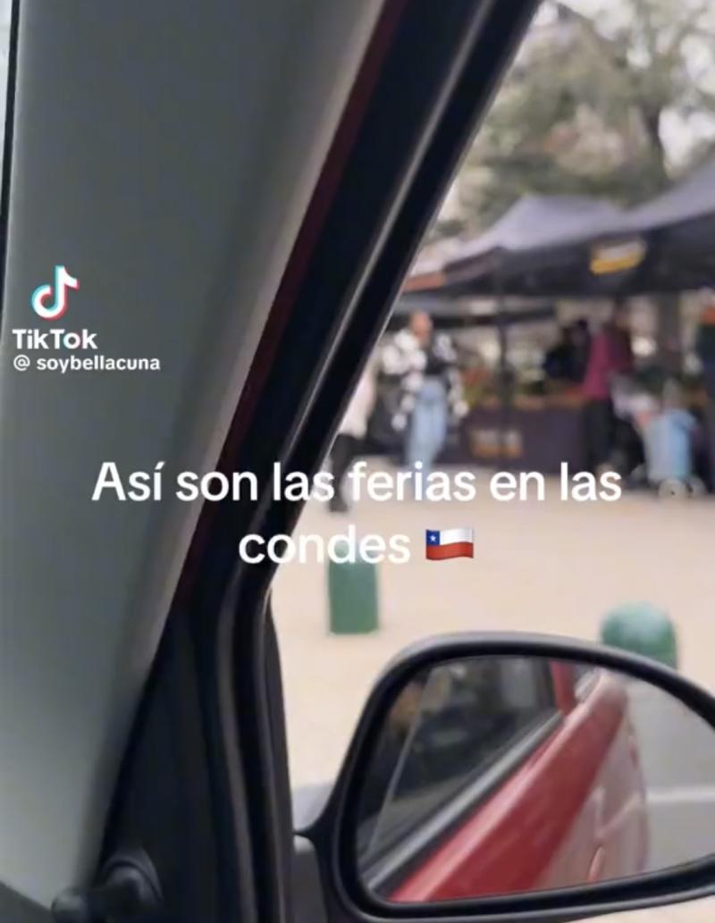 Mujer muestra las diferencias entre ferias populares y una ubicada en Las Condes