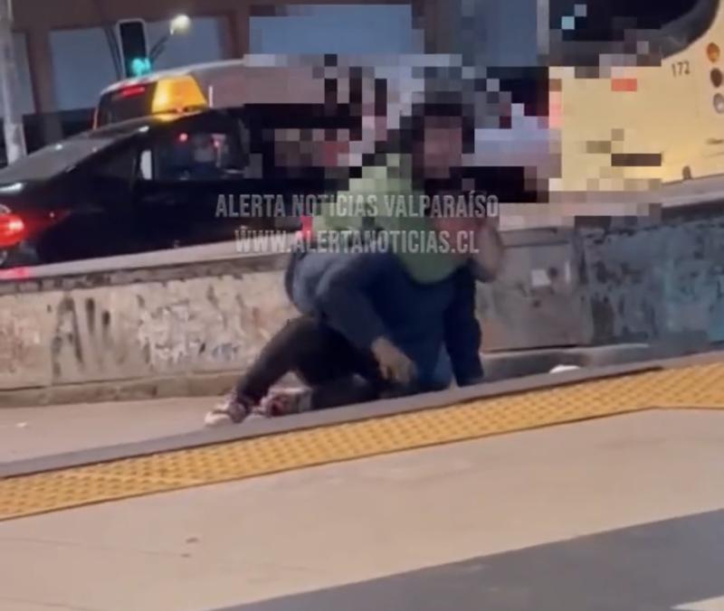 Hombre agredió a delincuente que intentó asaltarlo en Viña del Mar