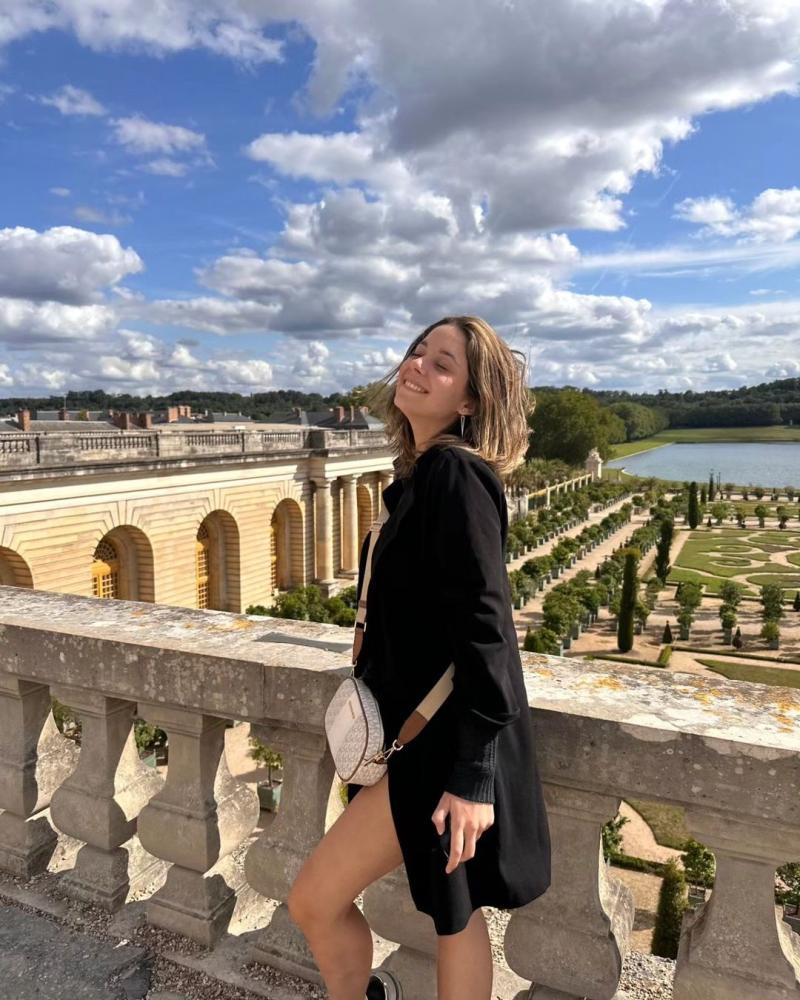 Martina Araneda mostró sus vacaciones en París