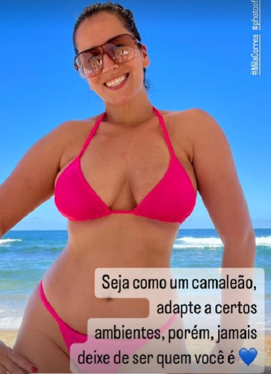 Mila Correa también reflexionó con su destape