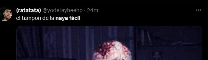 Comentario en Twitter sobre Naya Fácil