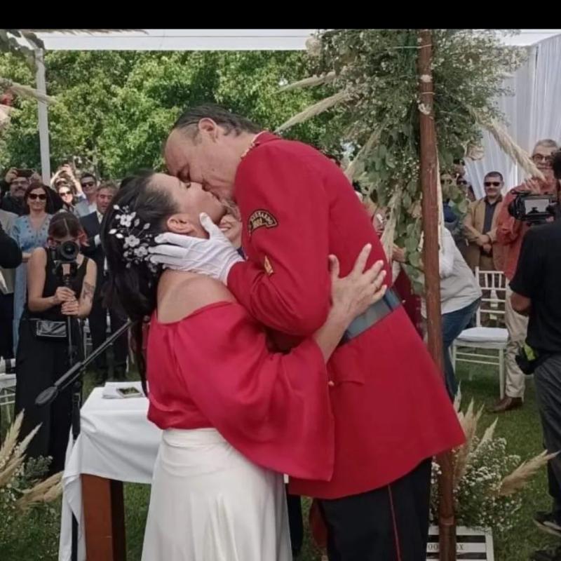 Paul Vásquez se casó en enero pasado con Giovanna Sepúlveda