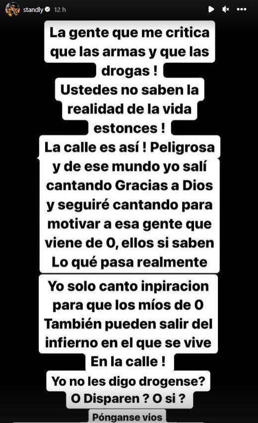 Standly defiende polémica postal.