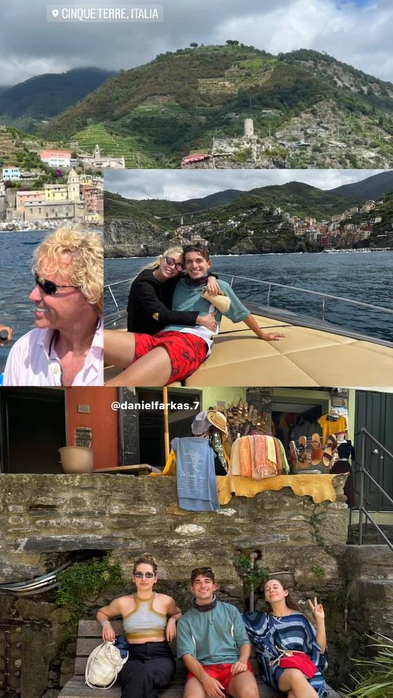 Leonardo Farkas, su esposa e hijos están en Italia