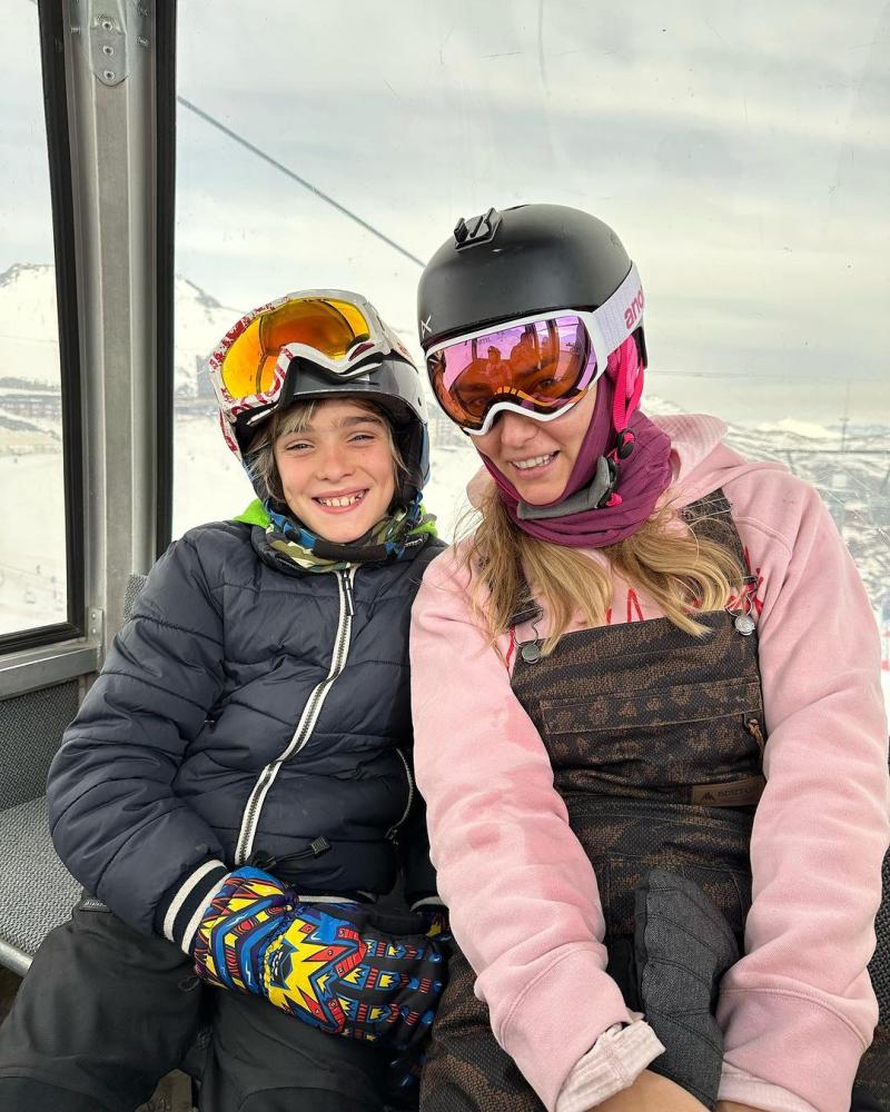 Gonzalo Valenzuela y Kika Silva disfrutaron de Valle Nevado