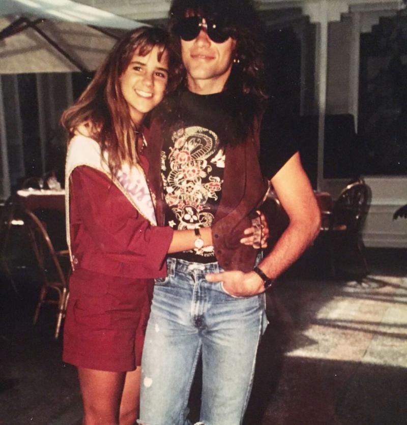 Patricia Larraín recordó imagen con Bon Jovi