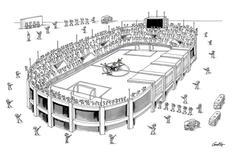 Exposición: Derechos Humanos, Humanos Derechos de Guillo.
