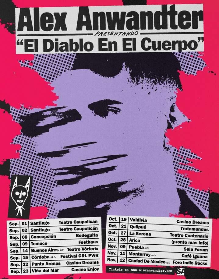 Alex Anwandter presentará su disco “El diablo en el cuerpo” por Chile, Argentina y México