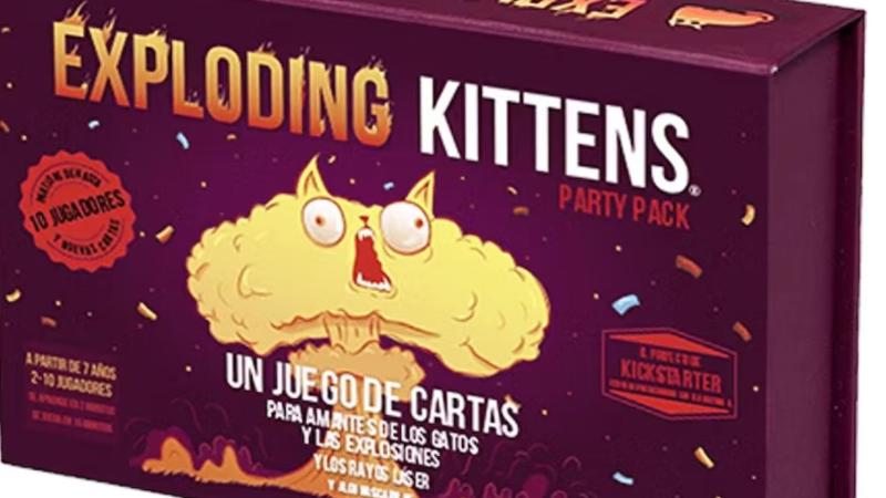 Tarjeta bip! con diseño de "Exploding Kittens"