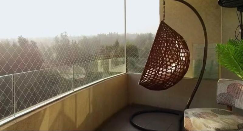 Priscilla Vargas y su privilegiada vista desde la terraza de su departamento