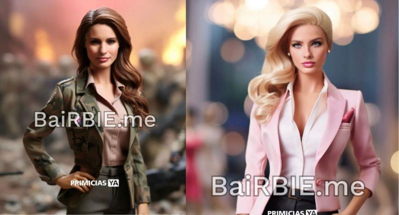 Crean versión Barbie de Pampita y China Suárez
