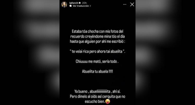 Amaya Forch respondió desubicado comentario sobre su apariencia