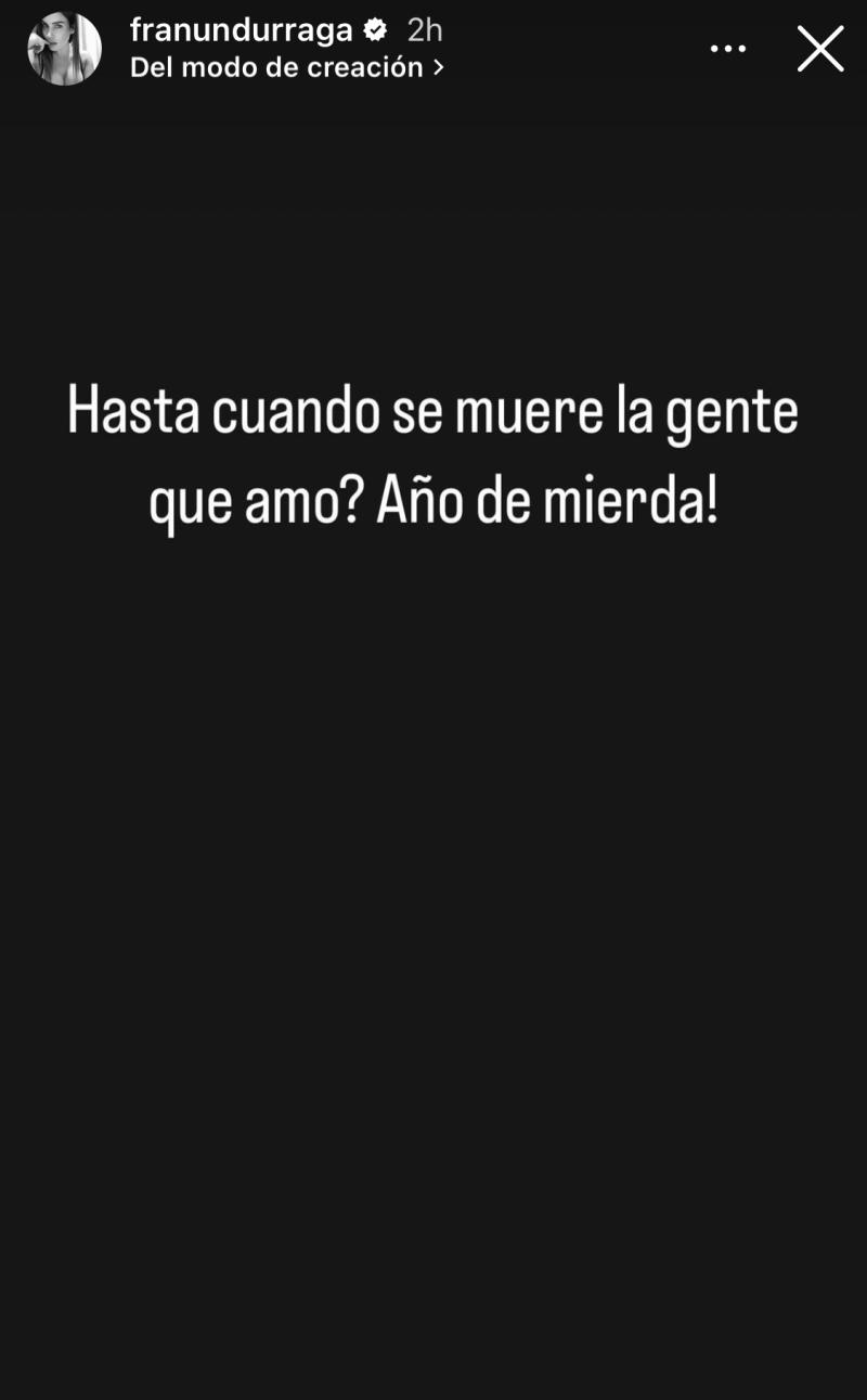 Fran Undurraga sufre sensible pérdida familiar