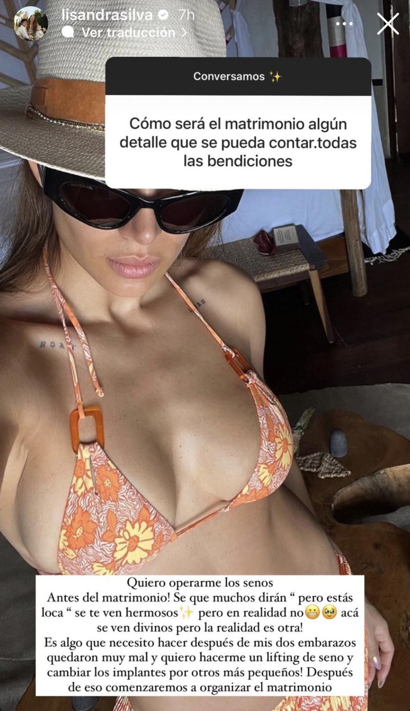 Lisandra Silva confirma su matrimonio: antes se someterá a una cirugía