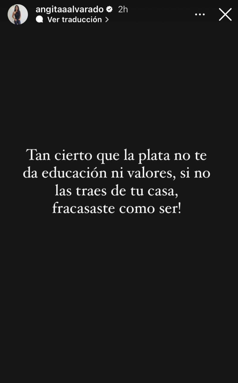 Angie Alvarado comparte enigmático mensaje en redes sociales