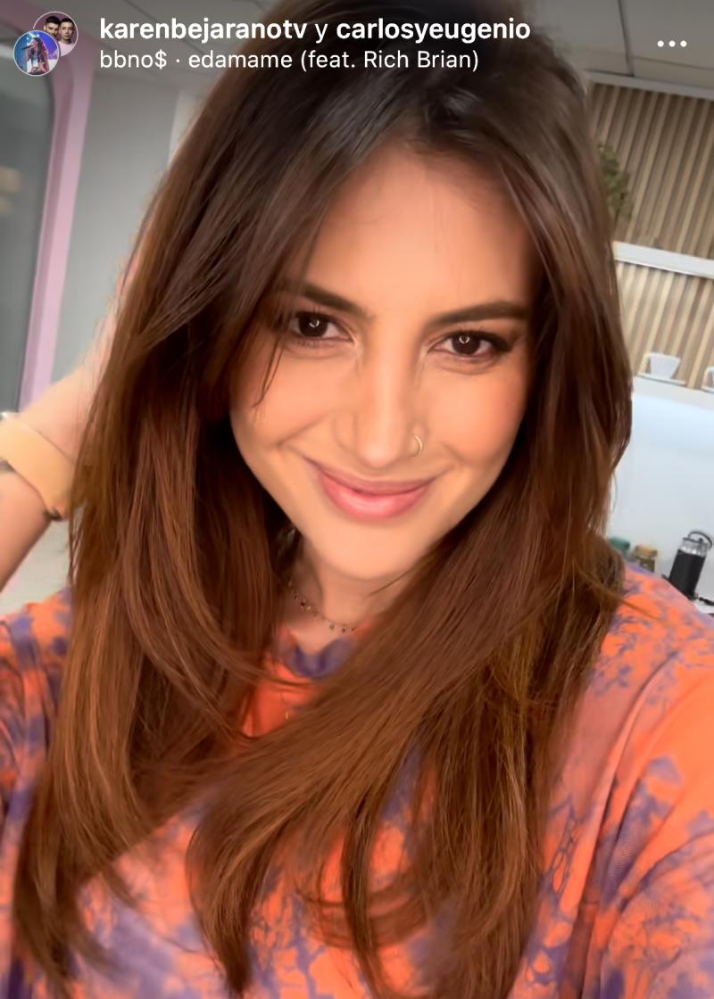 Karen Bejarano sorprende con jugada apuesta en su cabello