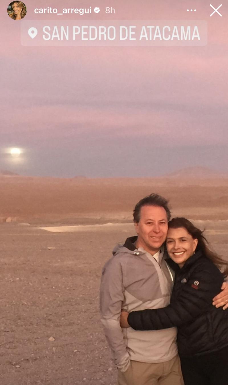 Carolina Arregui compartió románticas fotos junto a su esposo: cirujano cumplió 57 años