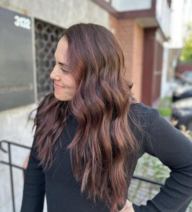 Natalia Duco y su jugado cambio de look