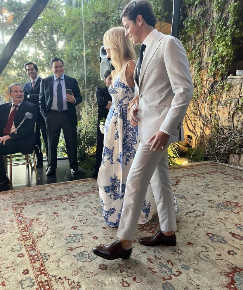 Máximo Menem y Cecilia Bolocco