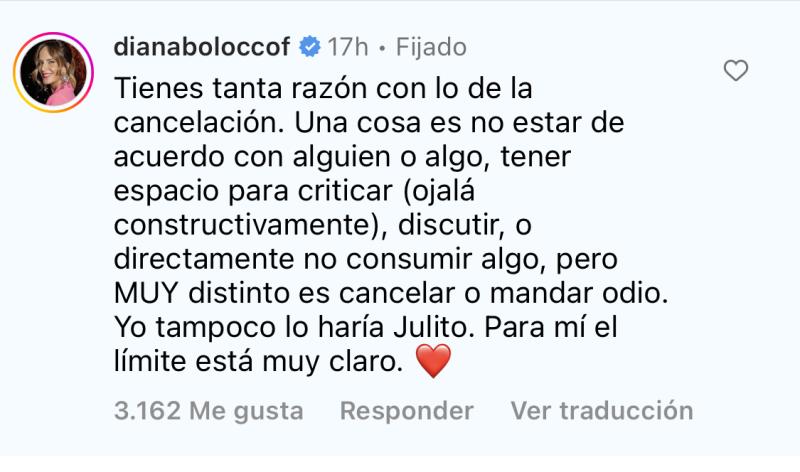 Diana Bolocco responde a Kel Calderón por polémica con Julio César Rodríguez