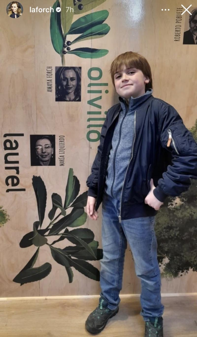 Amaya Forch muestra a su hijo Alonso