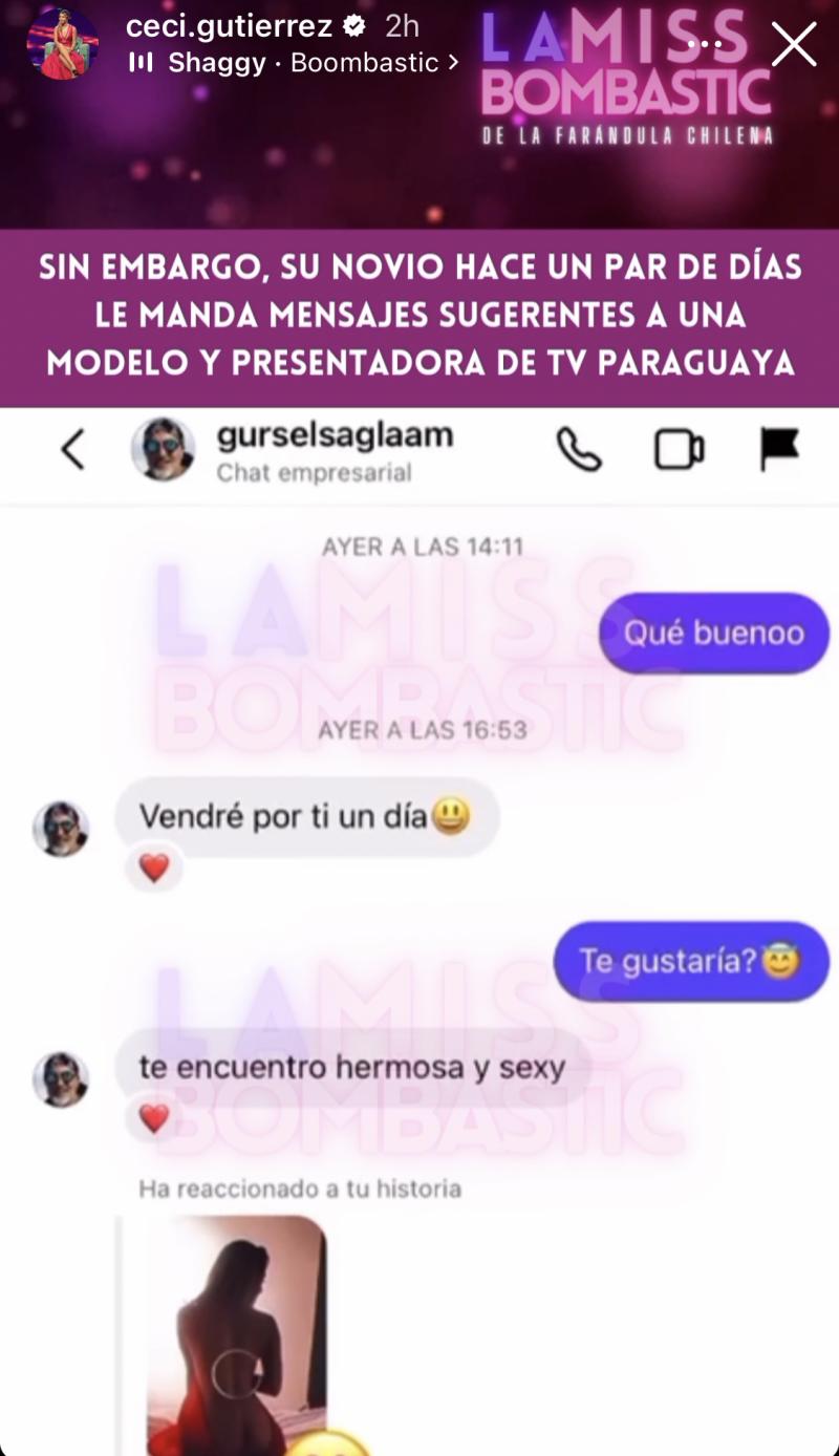 Galán turco de Angélica Sepúlveda le escribe a famosa presentadora de televisión de Paraguay