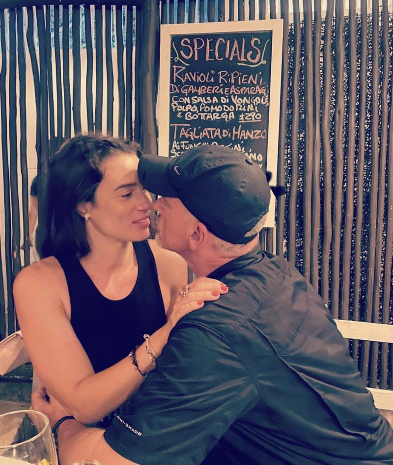 Eros Ramazzotti y su nueva pareja, Dalila Gelsomino