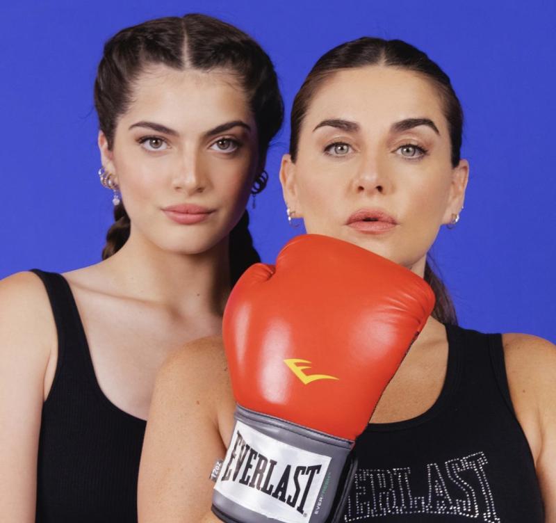 Ingrid Cruz y su hija Emilia