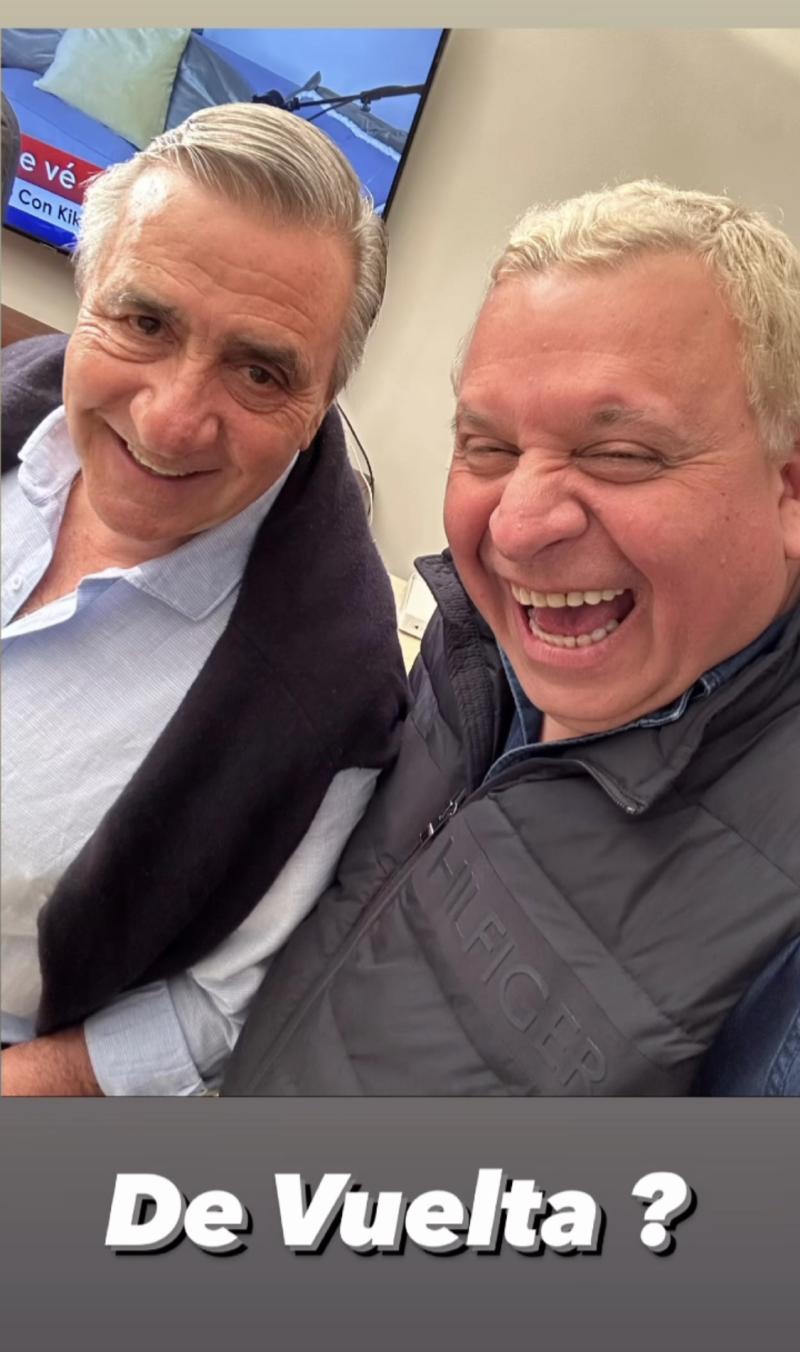 Willy Sabor sorprendió con foto junto a Kike Morandé