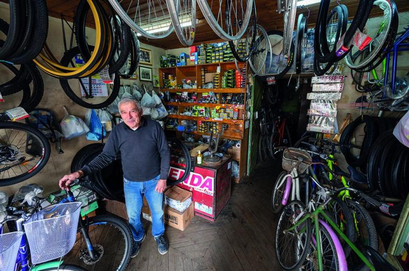 Foto: Cultura ciclista en Isla de Maipo