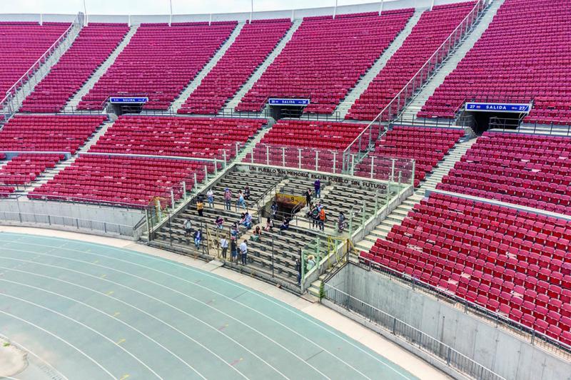 Estadio Nacional en Ñuñoa, créditos Festival OH!