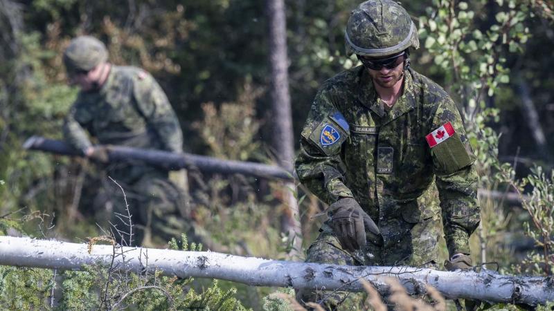 Trabajos en los incendios de Canadá