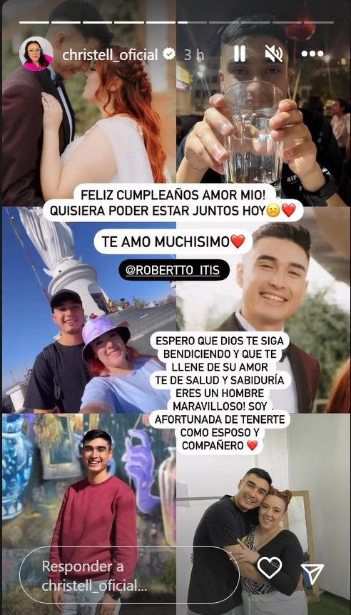 Mensaje de Christell Rodríguez para su esposo