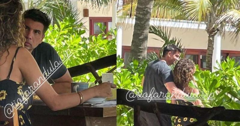 Mario Velasco y Estefanía Galeota fueron fotografiados en México