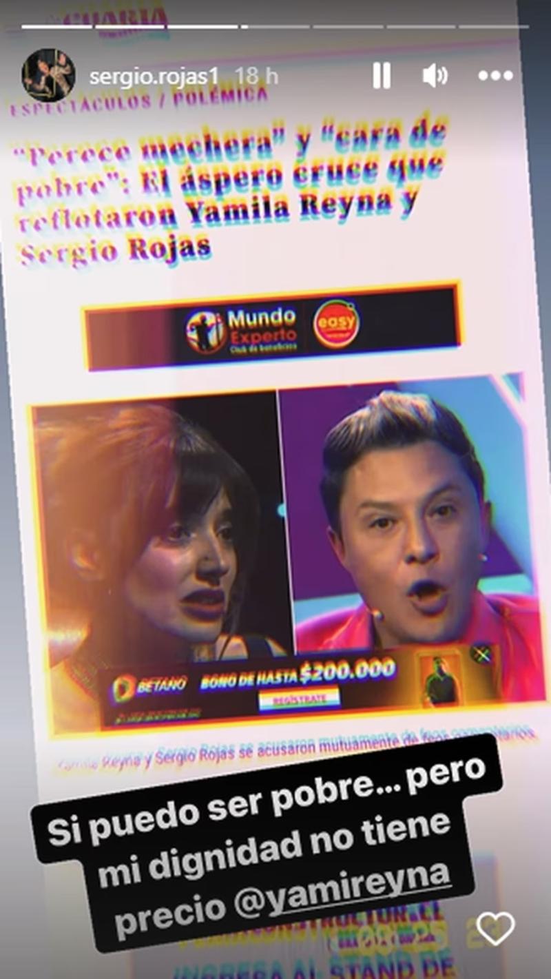 Sergio Rojas contra Yamila Reyna