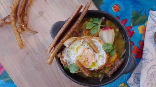 Charquicán de cochayuyo.