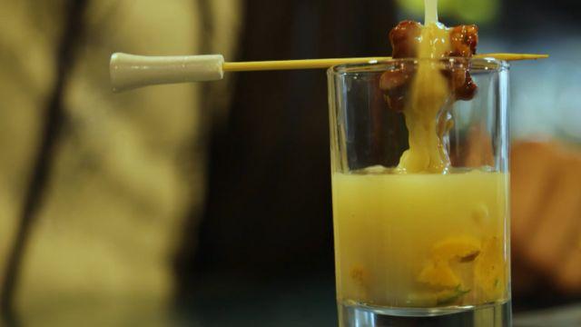 La famosa entrada estrella del restaurant de Coco Pacheco.