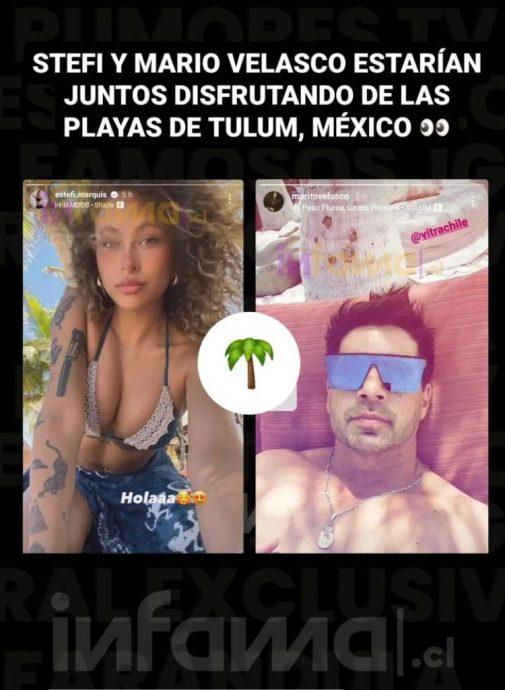 Mario Velasco y Estefi Marquis