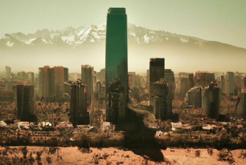 Santiago en un futuro según la Inteligencia Artificial