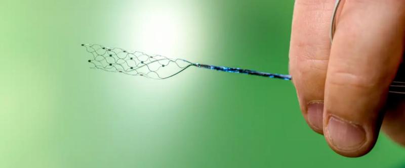 El “stentrode” es un implante cerebral de ocho milímetros de diámetro fabricado por la empresa estadounidense Synchron.