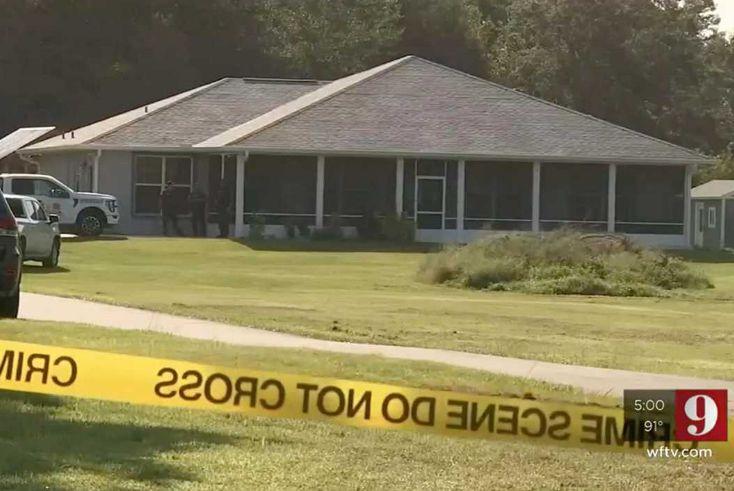 Casa de Jasmin Kennedy con huincha policial