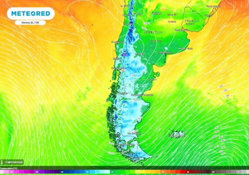 Mapa del tiempo de meteored