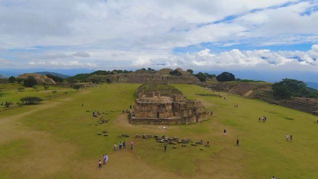 Monte Albán, una zona de gran valor arqueológico.