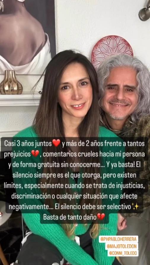 El descargo de Karoll Román, la polola de Pablo Herrera