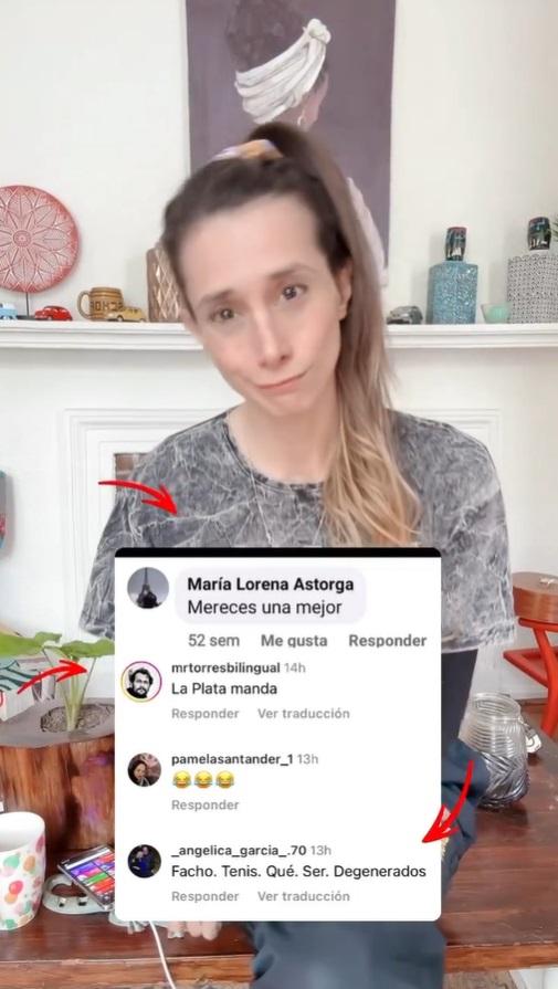 La polola de Pablo Herrera exhibió los duros comentarios de redes sociales