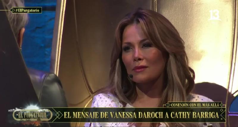 Cathy Barriga no aguantó las lágrimas tras especial mensaje que le entregó Vanessa Daroch
