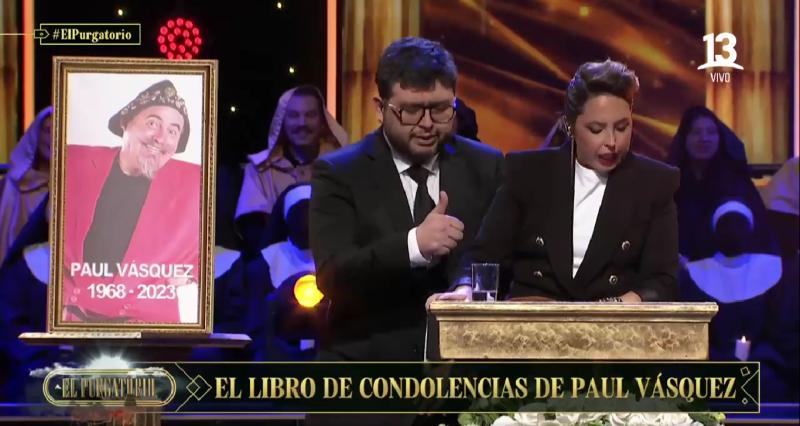 Chiqui Aguayo leyó el libro de condolencias en el funeral de Paul Vásquez