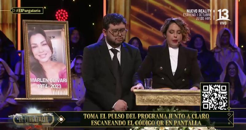 Chiqui Aguayo leyó el libro de condolencias en el funeral de Marlen Olivari