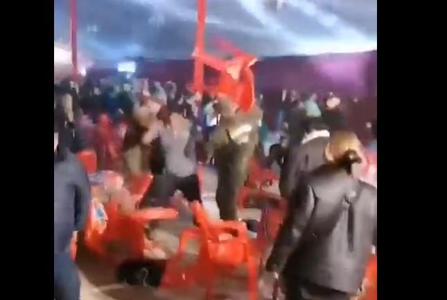 Fiestas Patrias: Violenta pelea en fonda de Curicó